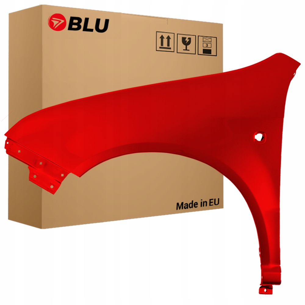 Blu Blatník Škoda Fabia I 1 6Y 8151 levý červený 99-07 pozink přední