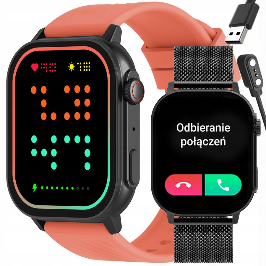 Chytré Hodinky Unisex Gravity GT15-3 Bluetooth Hovory, Přídavný Pásek Hra