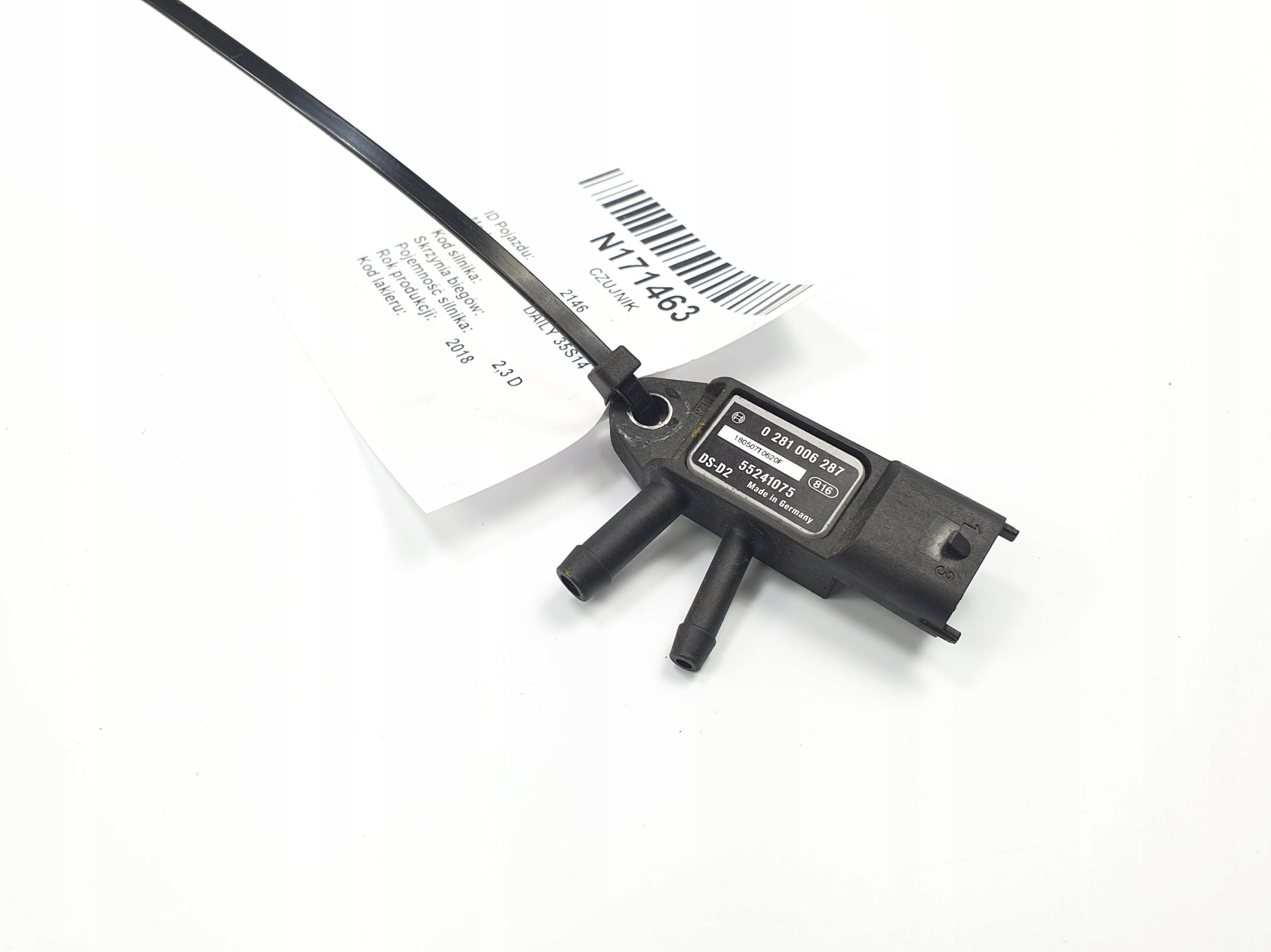 Abgasdruck sensor 0281006287 IVECO DAILY 35S14