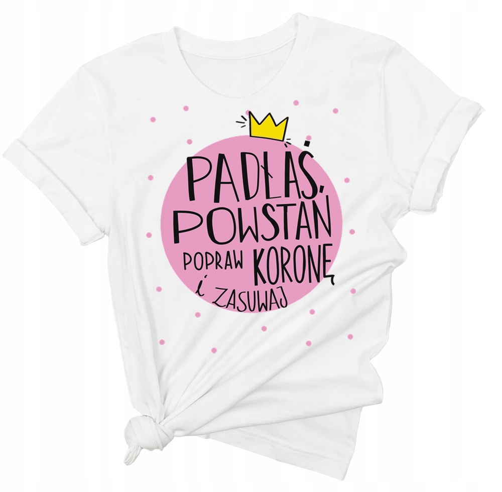 

Koszulka dla dziewczyny t-shirt z koroną 4XL