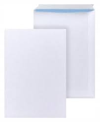 KOPERTA BIAŁA SAMOKLEJĄCA Z PASKIEM C5 100SZT.