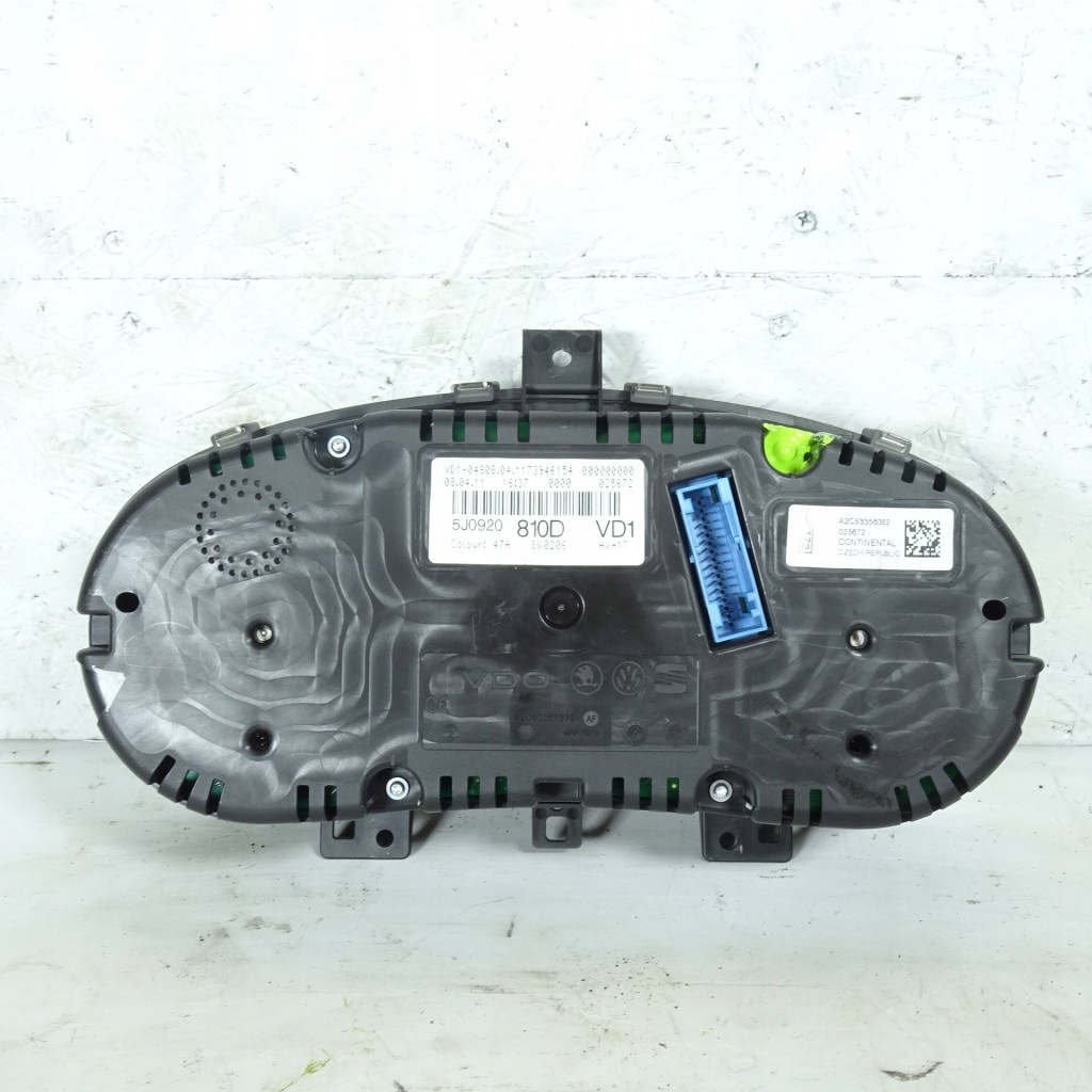 SKODA FABIA II 2 1.6TDI dials 5J0920810D