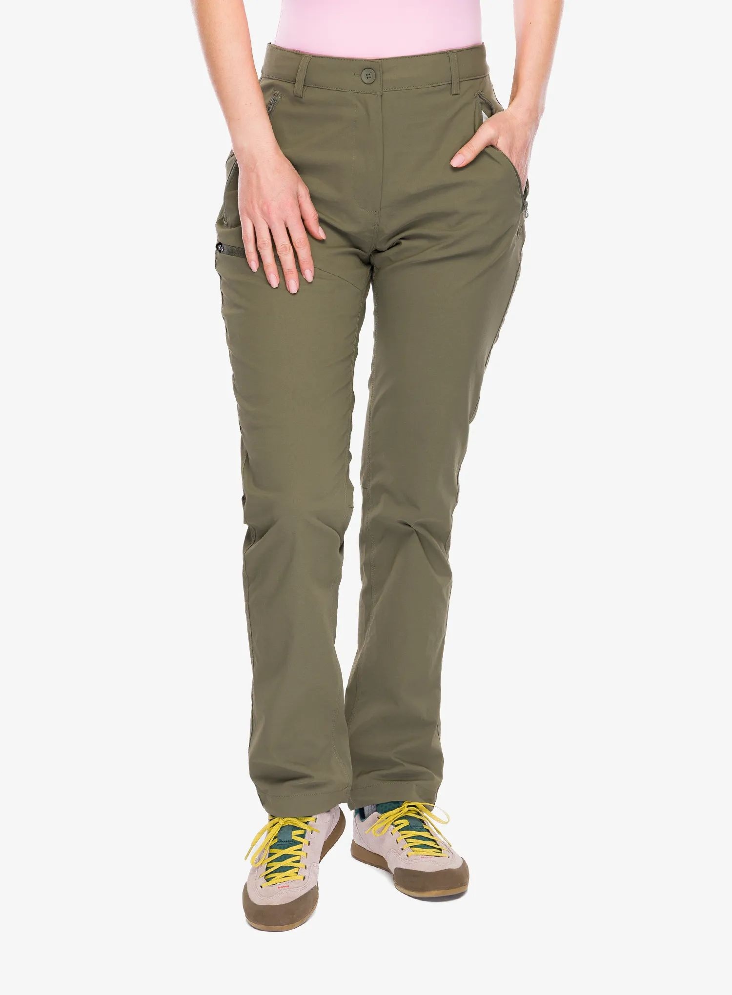 Spodnie turystyczne damskie Craghoppers NosiLife Pro III olive 12 (M)