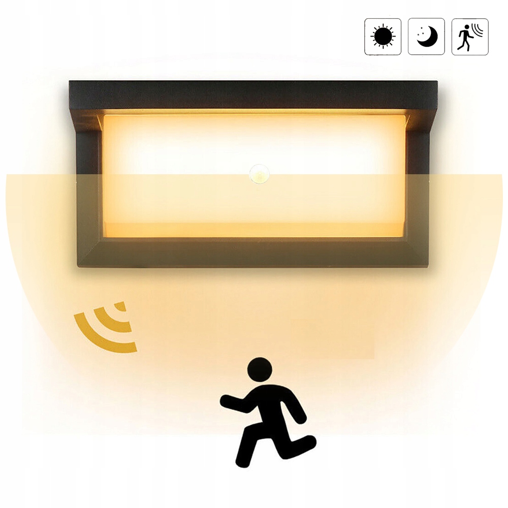 Venkovní nástěnné zahradní svítidlo s fasádní nástěnnou lampou