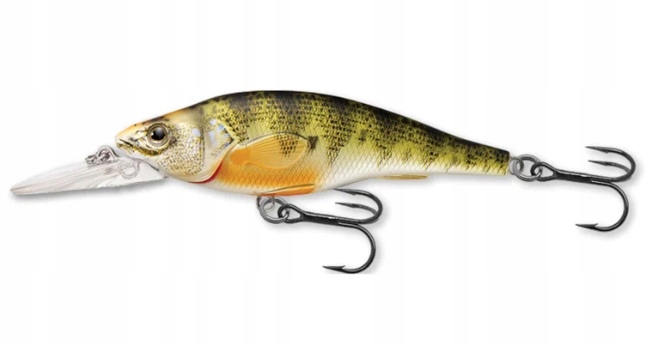 Wobler Live Target Yellow Perch Jerkbait M Natural/Matte 7.5cm 10.5g Float