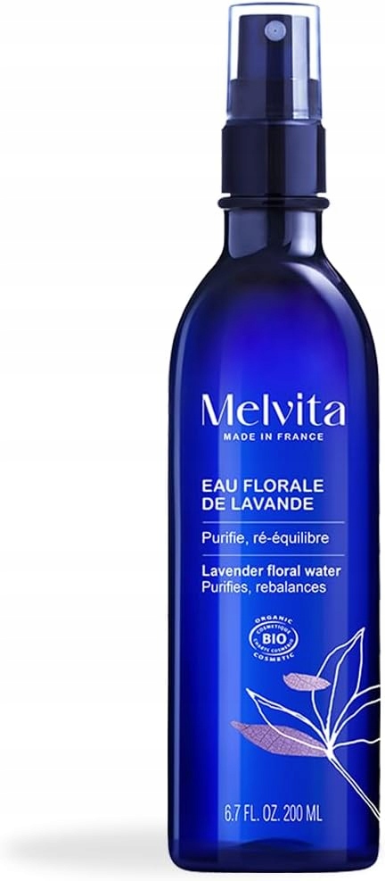 Levně Melvita Organická květinová voda z levandule lékařské v lahvičce 200 ml