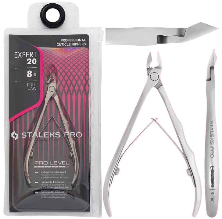 Profesionální kleště na kůži Expert 20 8 mm Staleks Odolnost vůči korozi