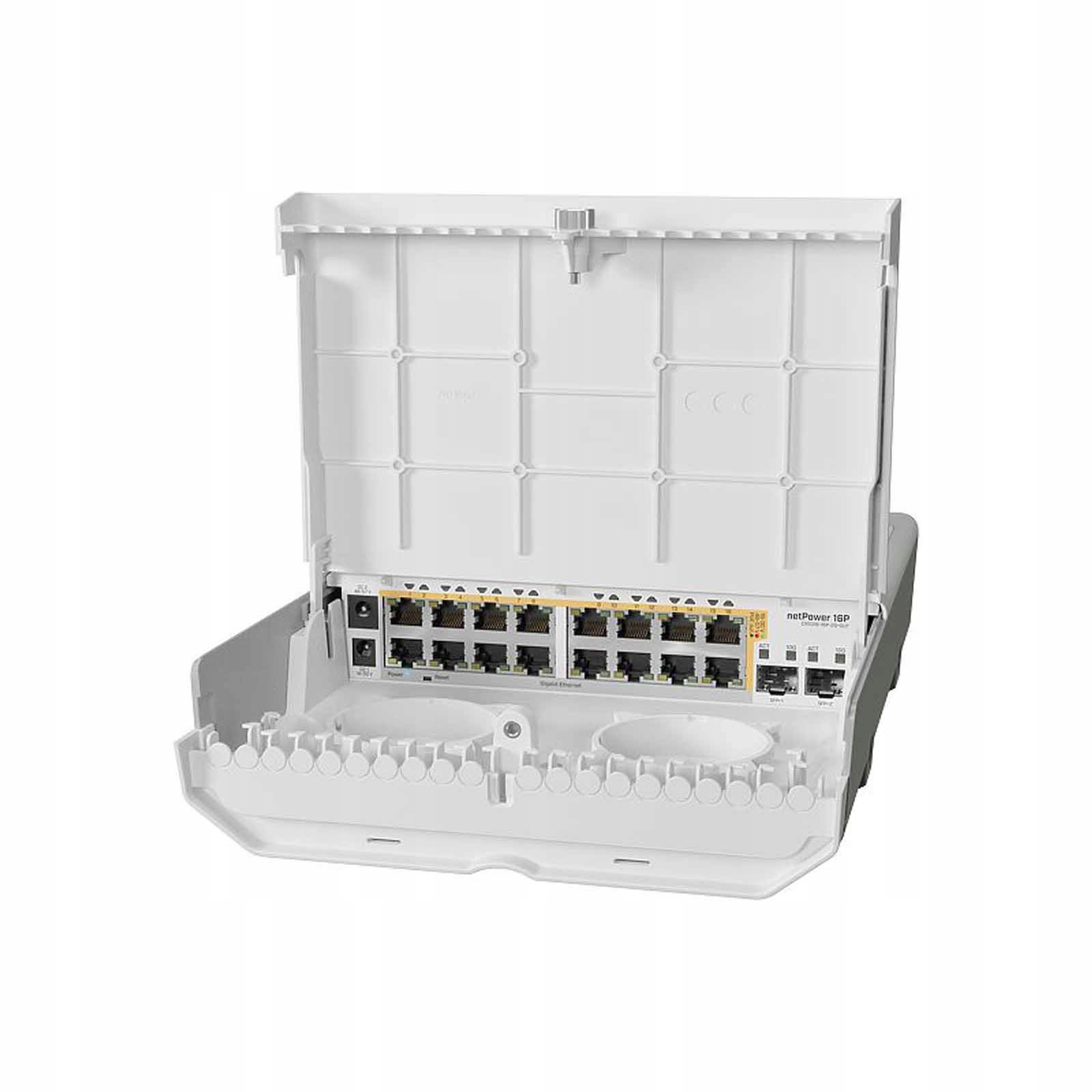 MikroTik CRS318-16P-2S+OUT netPower 16P Cloud Router Switch 16xGE PoE 2xSFP
