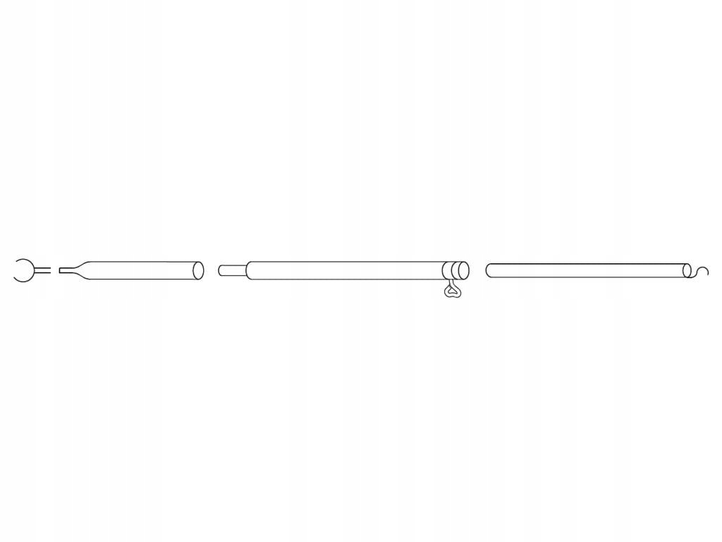 Rurka stelaża przedsionka dachowa hak haczyk stelaż 260cm Marka Inna