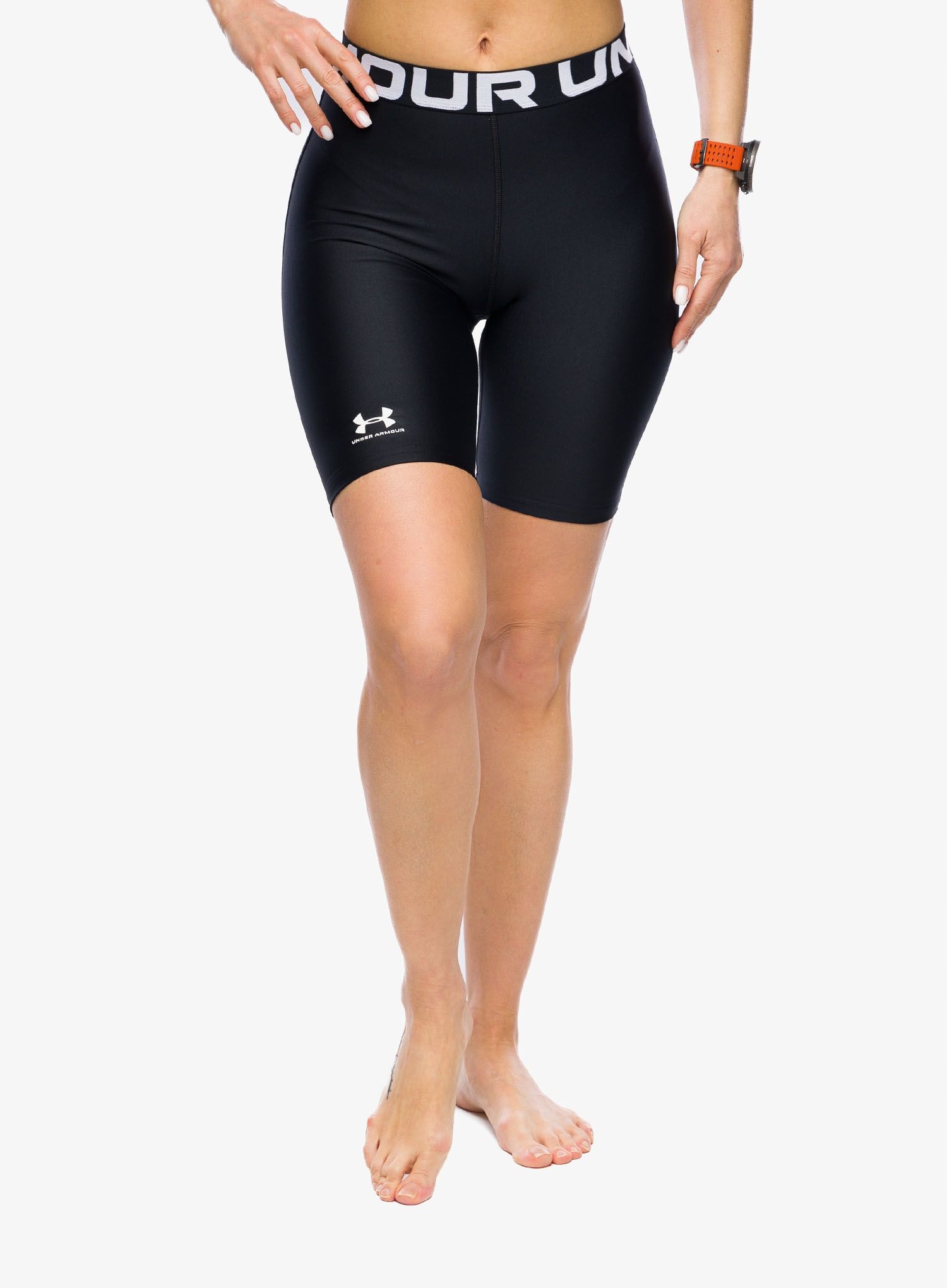 Kraťasy tréninkové kraťasy Under Armour HeatGear Authentics 8in černé L