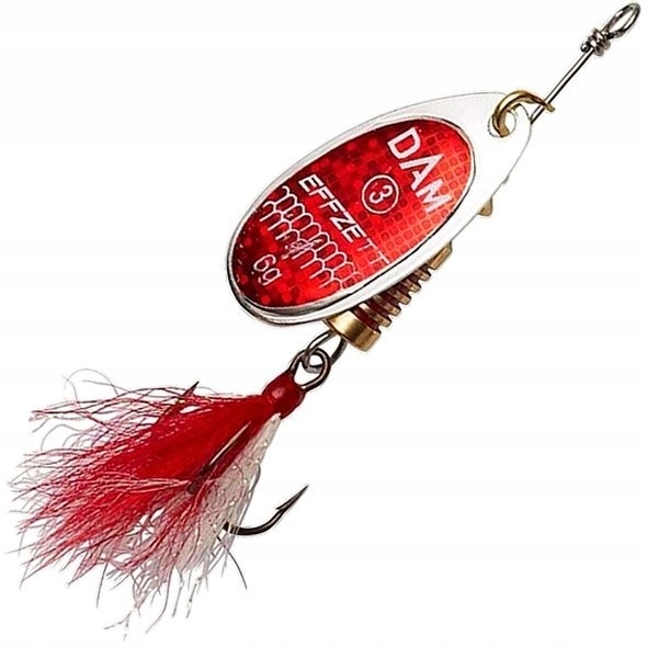 .Obrotówka Effzett Executor Spinner Dressed #4 8g Reflex Red