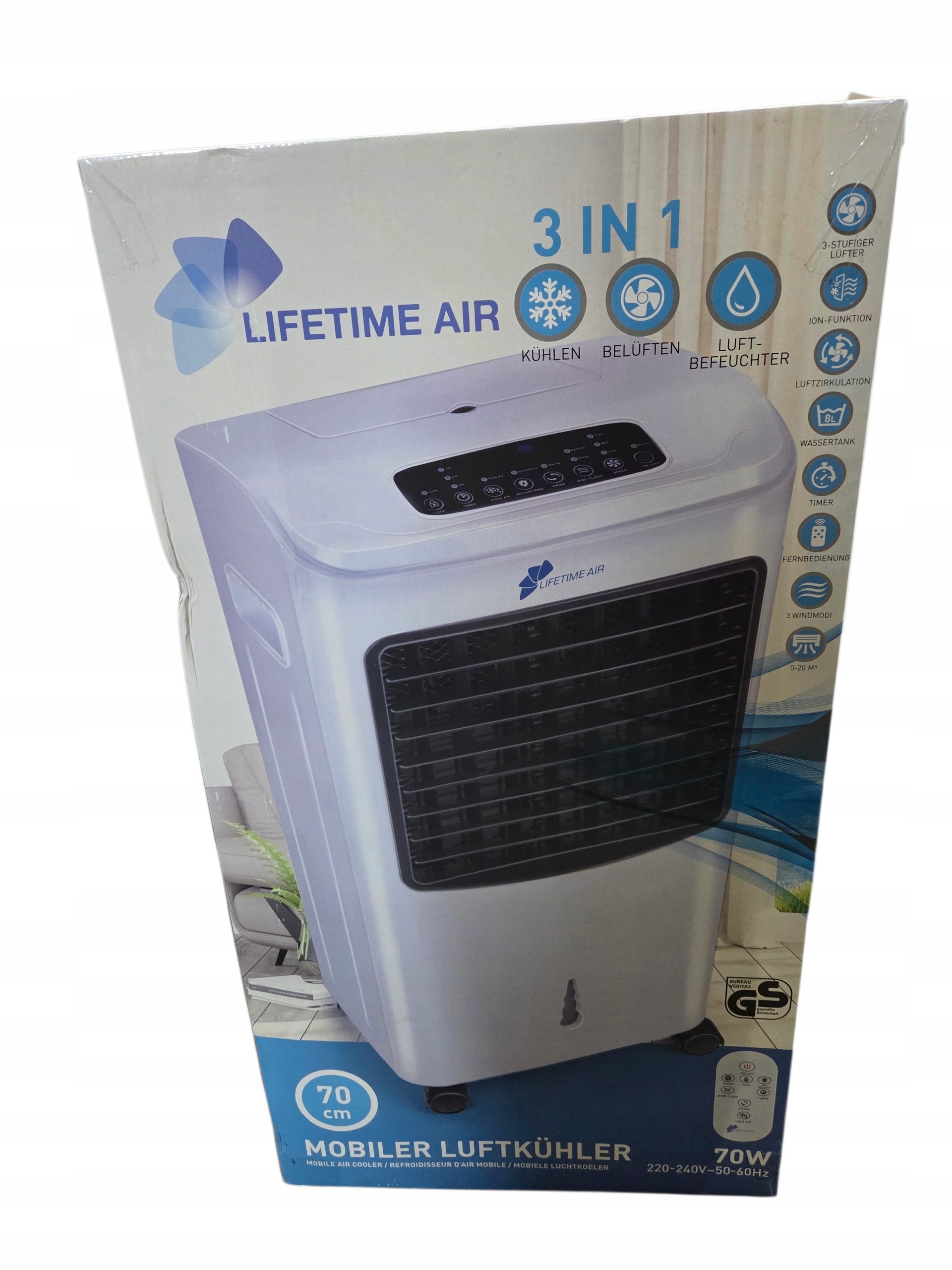 klimatizácia chladenie odvlhčovanie domu vzduch 3v1