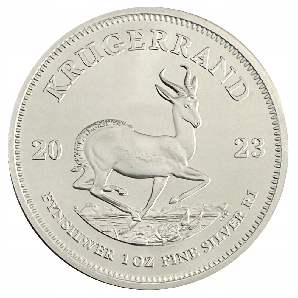 Srebrna Moneta Krugerrand 1 uncja 999 Losowy Rocznik O