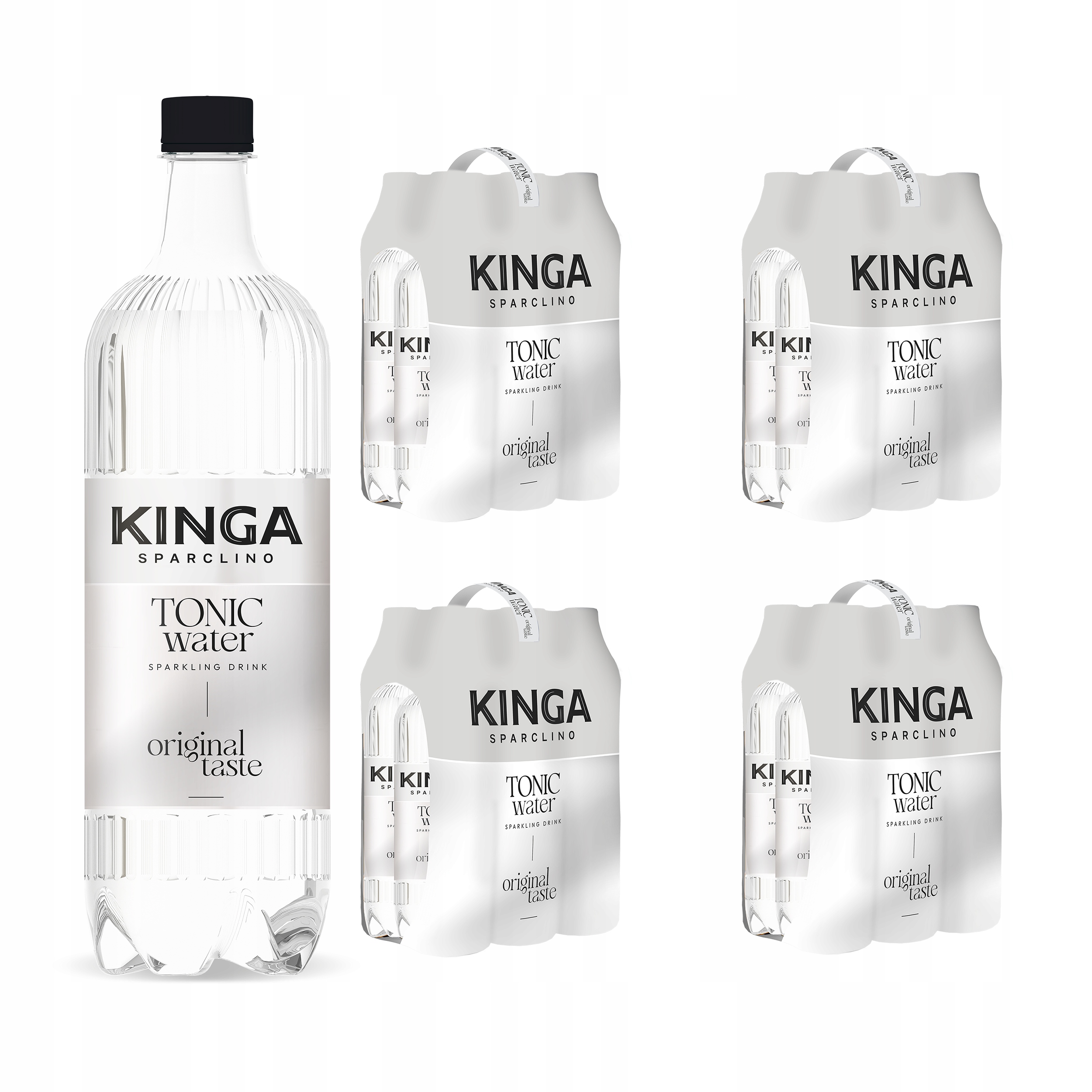 24x Kinga Sparclino Tonic Water Original klasyczny smak toniku 1 l
