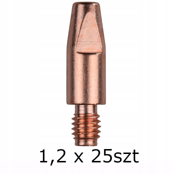 

Końcówka Prądowa Mig Mag M6, dł.28 mm 1,2 mm 25szt