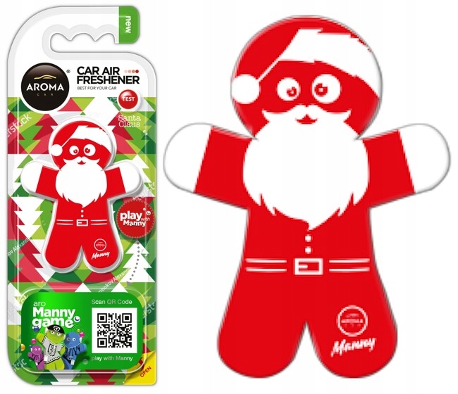 

Aroma Car Manny Mikołaj Santa Świąteczny na święta