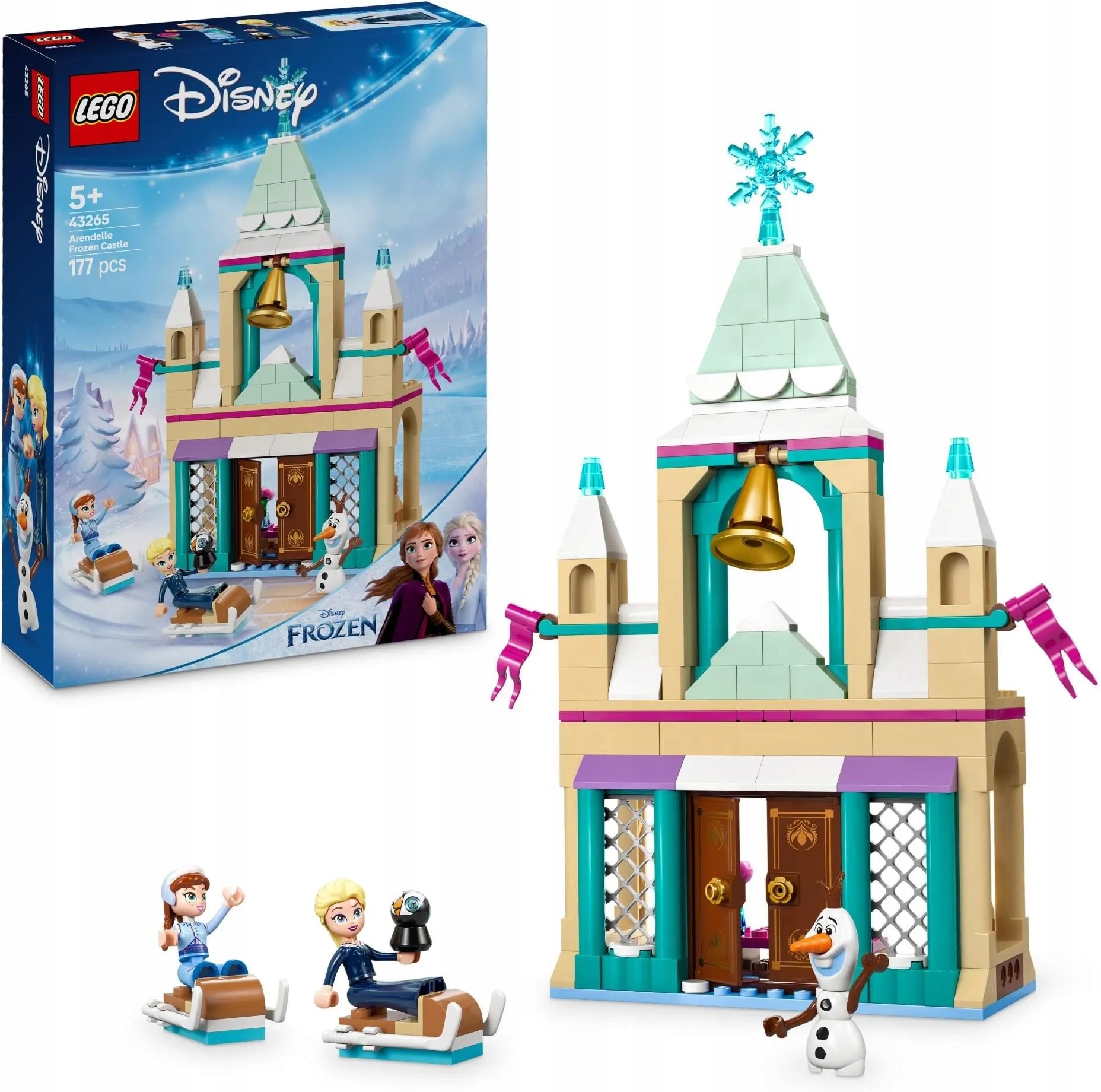 stavebnice Lego Disney 43265 Ledové království Zámek v Arendelle Frozen