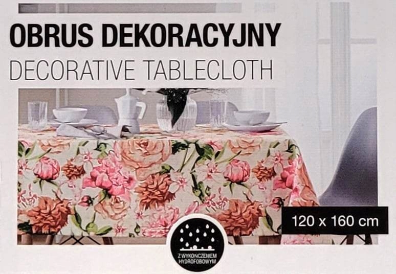 OBRUS DEKORACYJNY SMUKEE 120x160 hydrofobowy Typ obrus