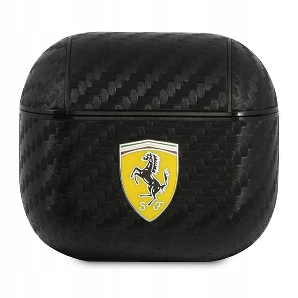 Etui Ferrari On Track Pu Carbon na AirPods 3 czarne