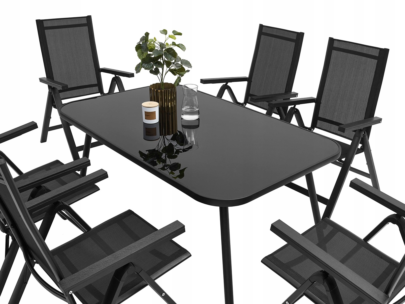 MEBLE OGRODOWE ZESTAW STÓŁ 6+1 NA TARAS BALKON Producent MAT-COMPANY