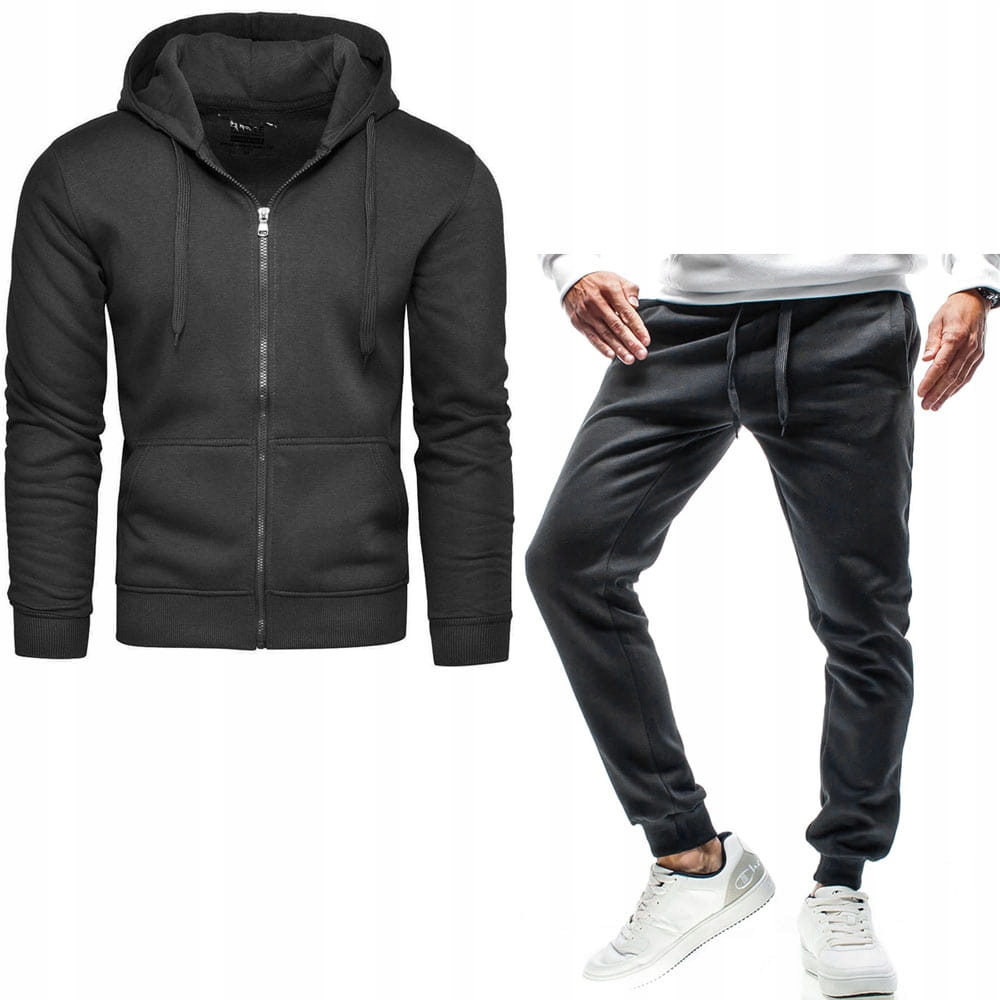 

XL - Dres Męski Bluza Na Suwak