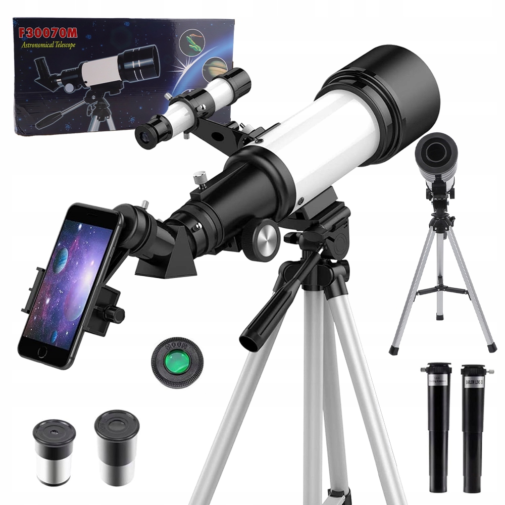 Astronomický Teleskop Luneta Příslušenství Lehký A Praktický Teleskop