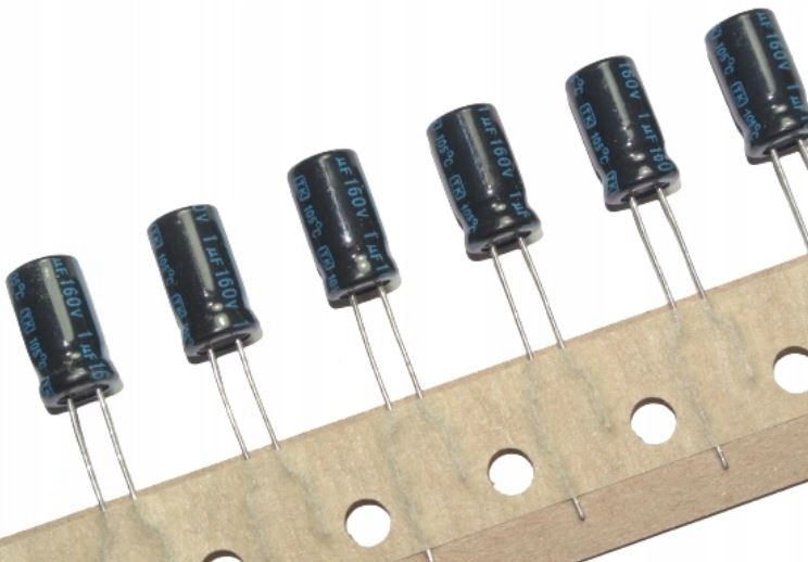Kondensator 1uF 160V 105°C Jamicon 6.3x11mm [2szt]