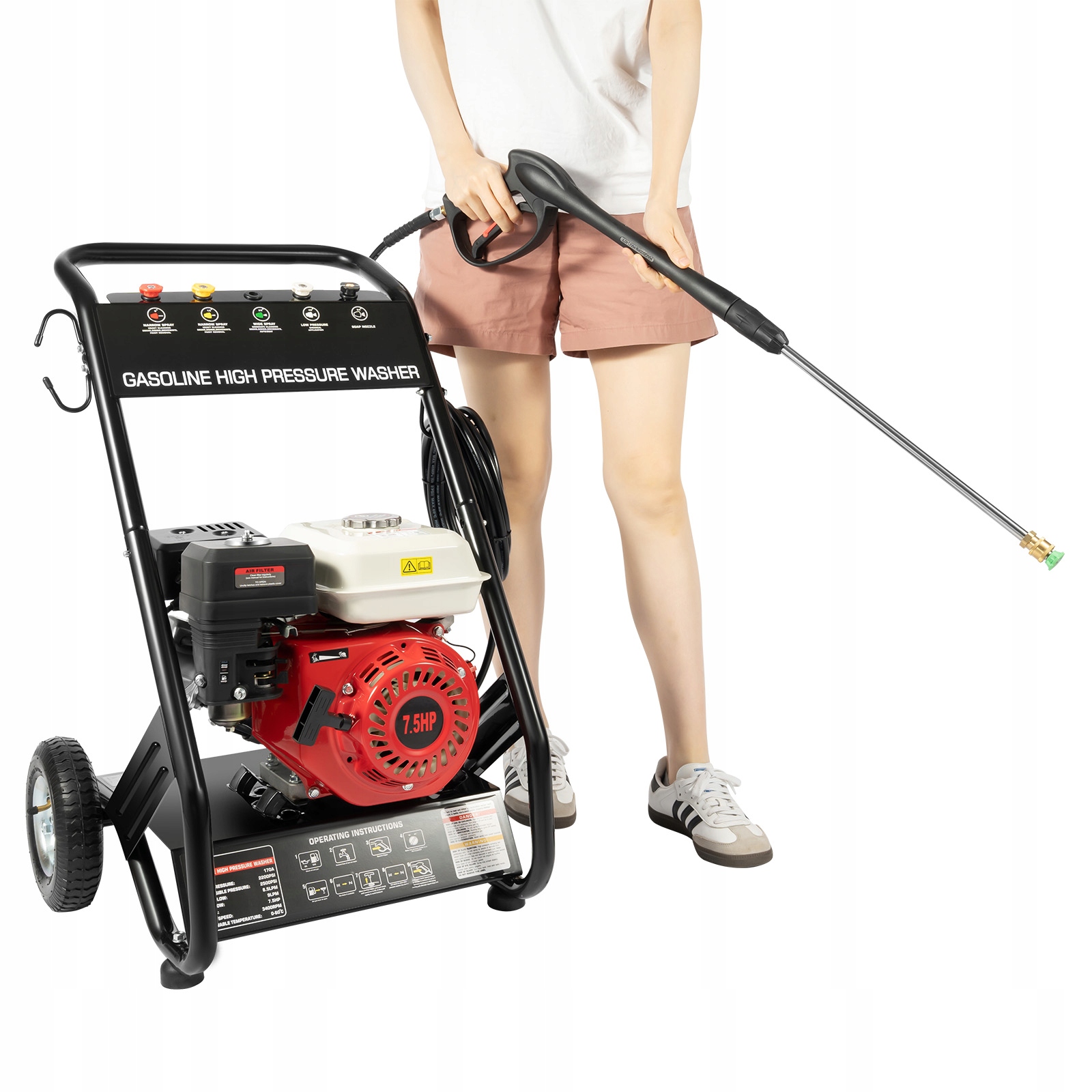 Myjka ciśnieniowa Myjka benzynowa do czyszczenia ściany pokładowej Yard 2.3 Gpm 7hp