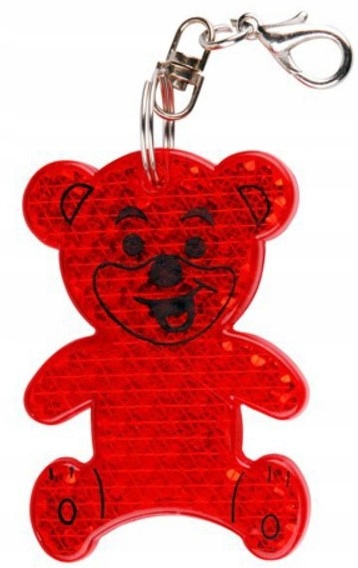 

Brelok Odblaskowy Miś Zawieszka Breloczek