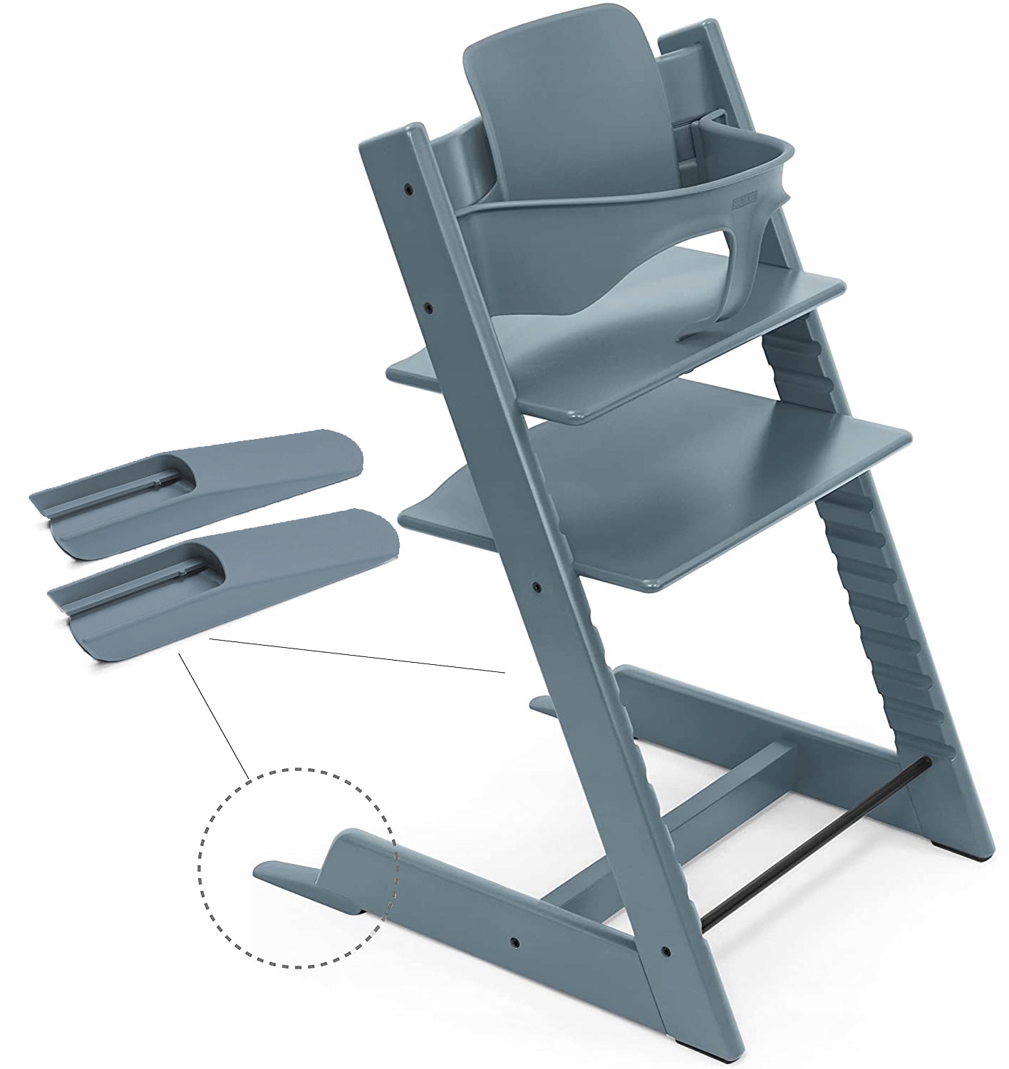 STOKKE siedzisko barierka Baby Set Tripp Trapp FJORD BLUE Marka Stokke