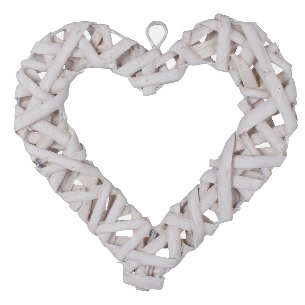 

Serce wiklinowe z wikliny ramka 15 cm Y485