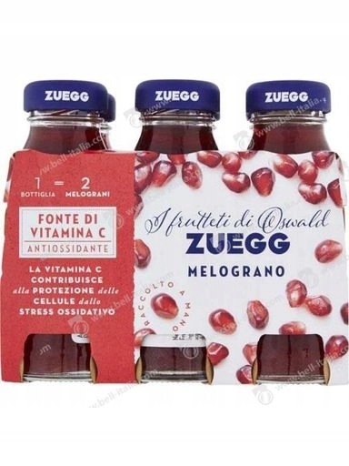 Levně 2x Šťáva z granátového jablka 6x125 ml italský Zuegg Melograno