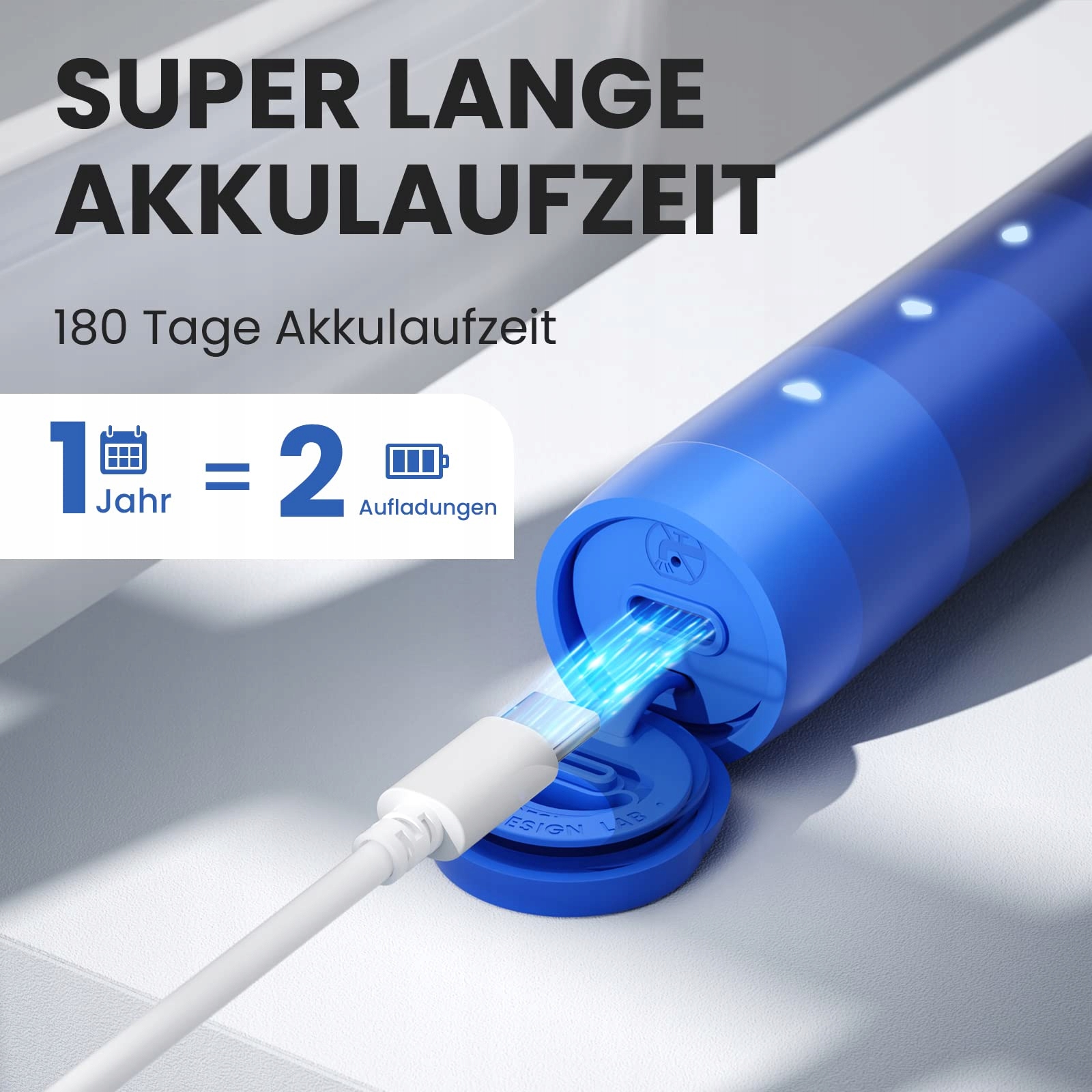 Oclean Flow elektryczna szczoteczka do zębów, soniczna FLOW BLUE — miniatura 2