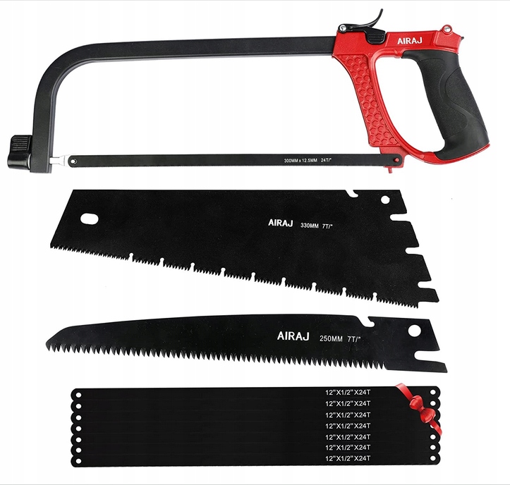 Набір ручних пил AIRAJ для металу дерева Multi