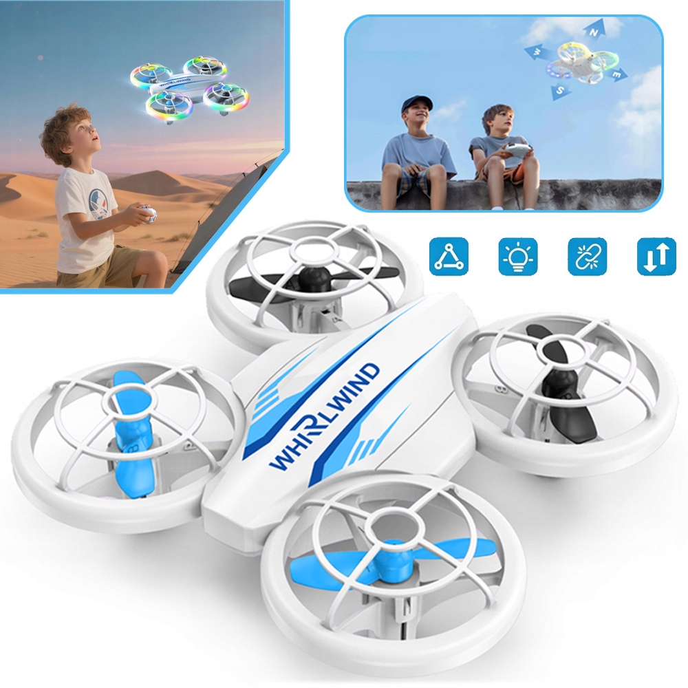 MINI DRON DLA DZIECI ZABAWKA, RC SAMOLOT ZABAWKA DRON DLA POCZĄTKUJĄCYCH