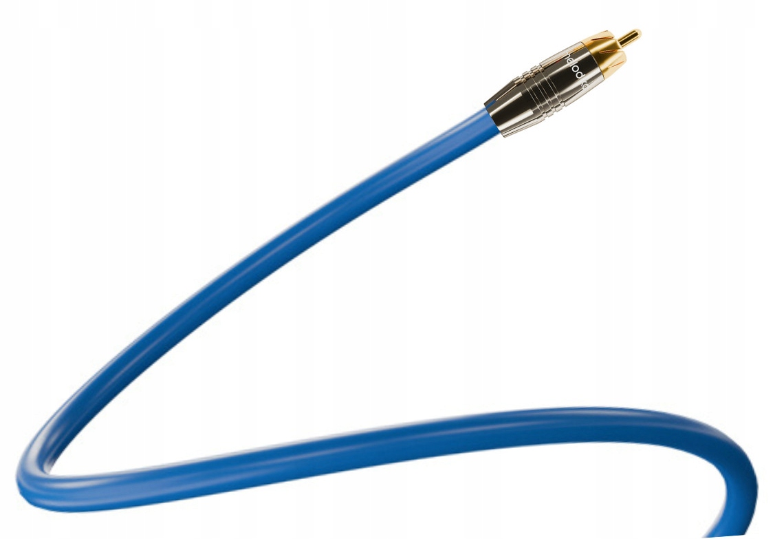 Koaxiální kabel Melodika SBCX20 (2,0 m) 1x Rca nebesky modrá