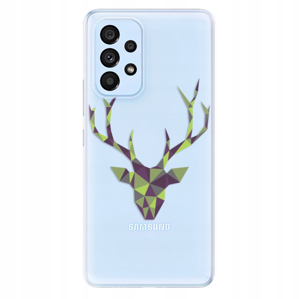 Silikonowe etui iSaprio Deer Green do Samsung Galaxy A73 5G