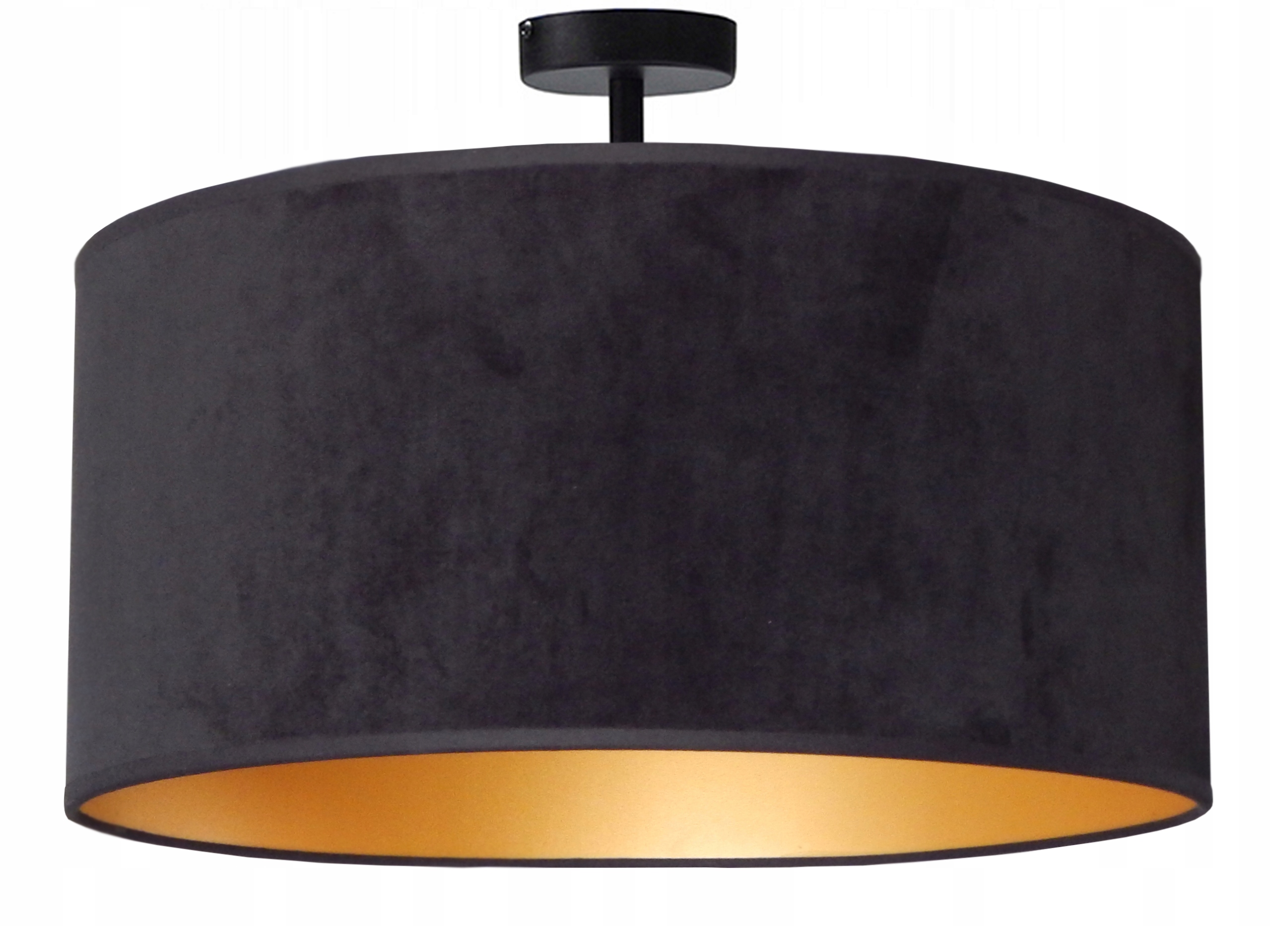 Żyrandol Lampa Wisząca Sufitowa Plafon Led FI40 Welur Salon Sypialnia Hol