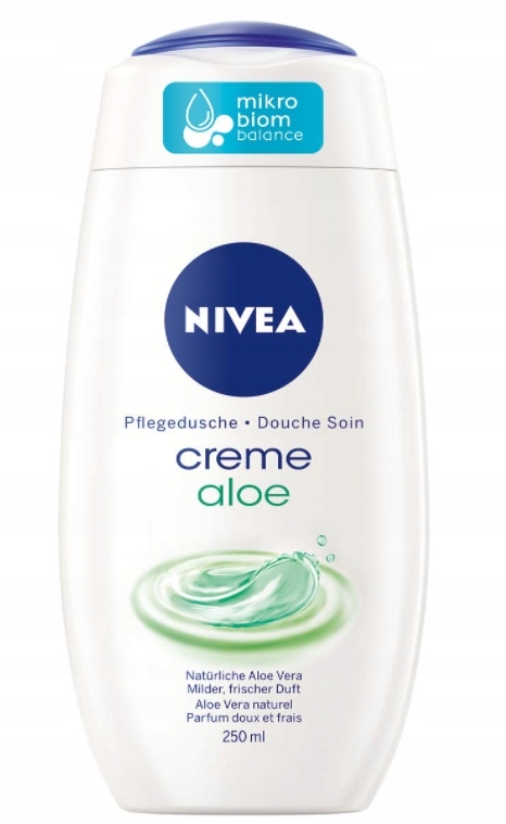 

Nivea, Cream & Aloe, Żel pod prysznic, 250ml