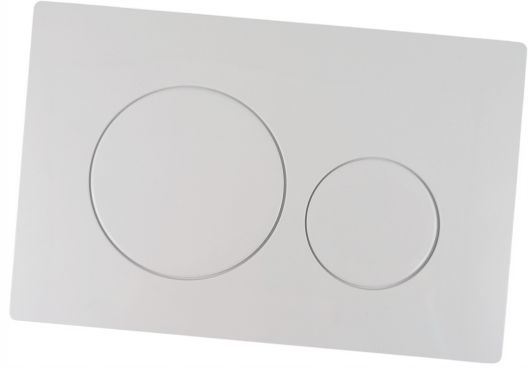 Tlačítko D2 matné bílé pro Wc rám Alcaplast Delfin Alcadrain Onnlin