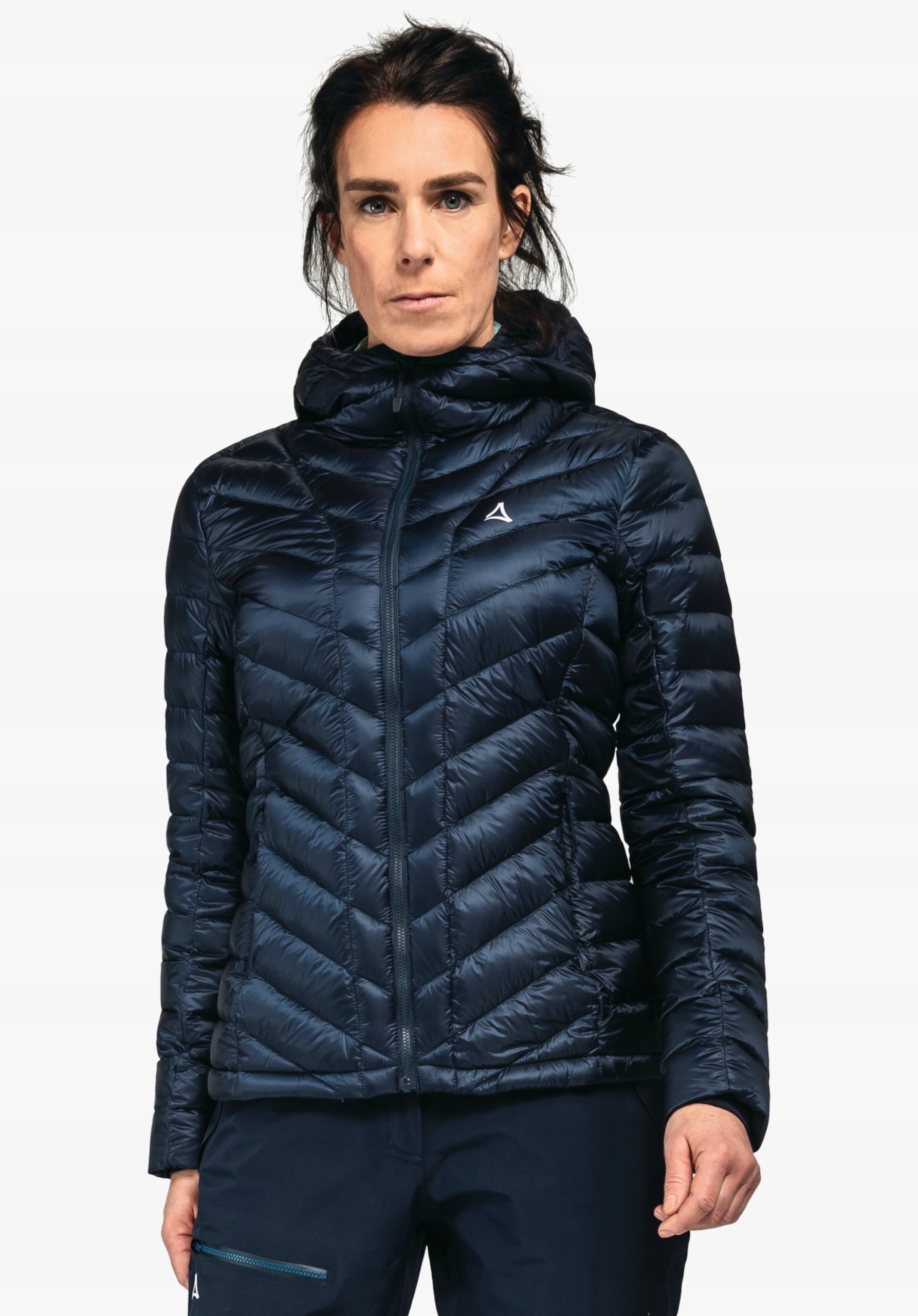 Dámská péřová bunda Schöffel Lodner Granátová, velikost 38