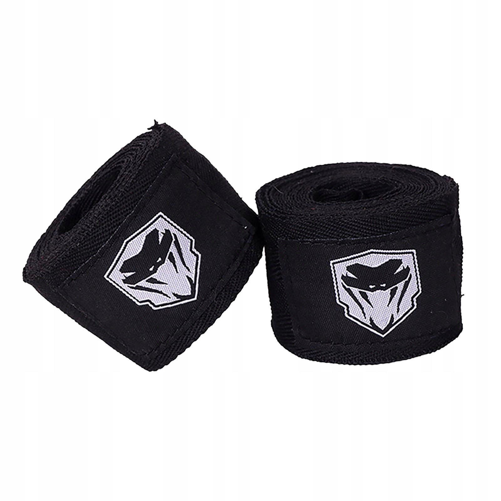 2Pcs Boxing Hand Wraps Adults Equipment 5M Kickboxing Hand Wraps black