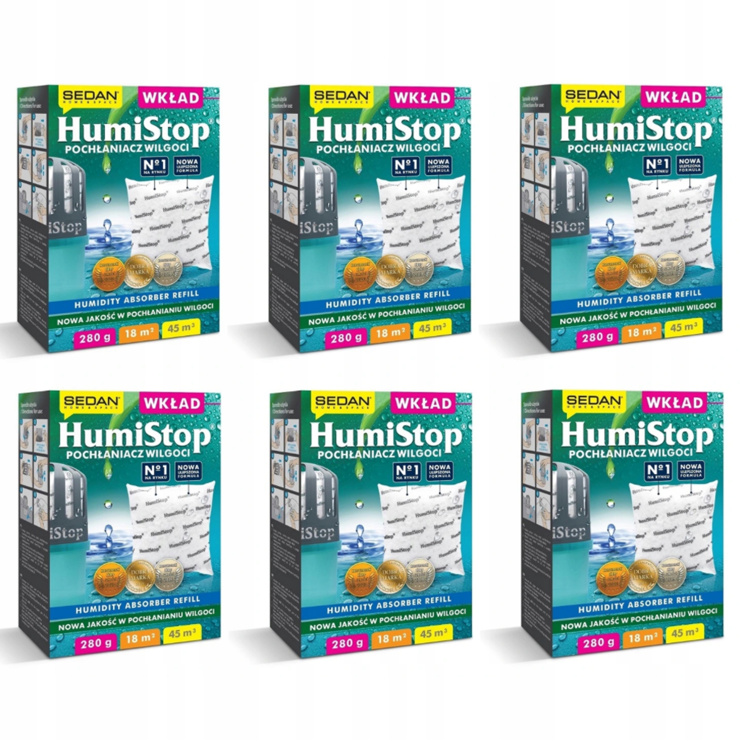 

Humistop Wkład Zapas Do Pochłaniacza Wilgoci X 6