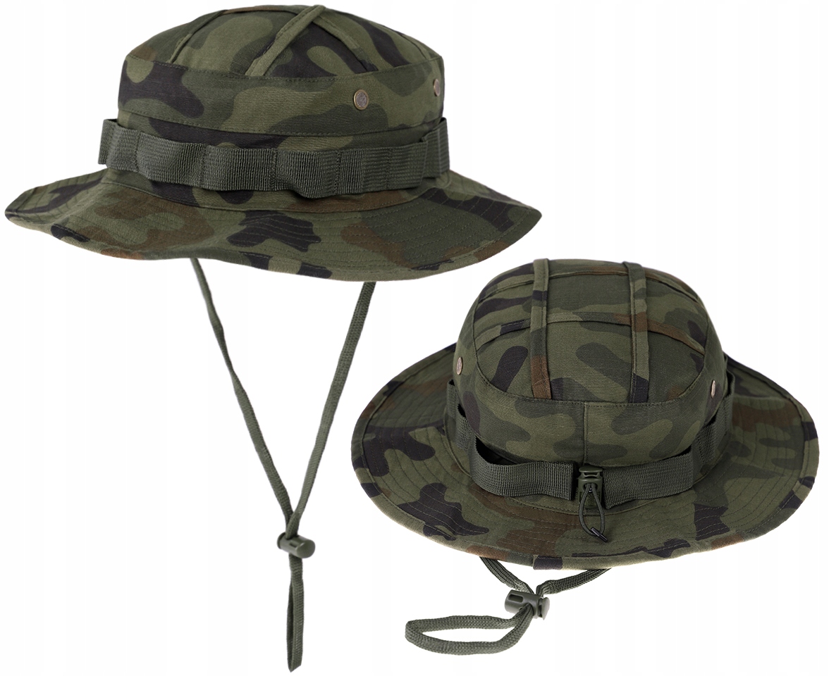 Kapelusz Wojskowy DOMINATOR BOONIE Wędkarski z regulacją PL Moro wz.93 L/XL