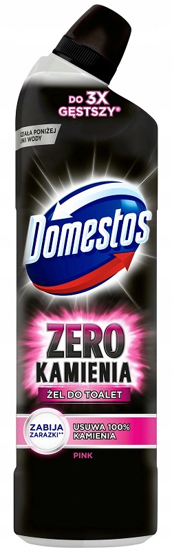 

Domestos Zero Kamienia Żel płyn do Wc 750 ml Pink