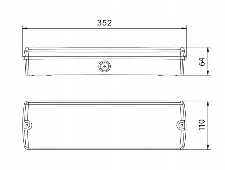 Oprawa ewakuacyjna awaryjna ORION LED II 100 SA 3H MT IP65 91895 Intelight Kod producenta 91895