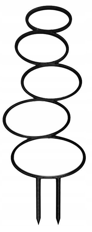 

Podpórka Kwiatów Roślin Pergola Drabinka Owal 36CM