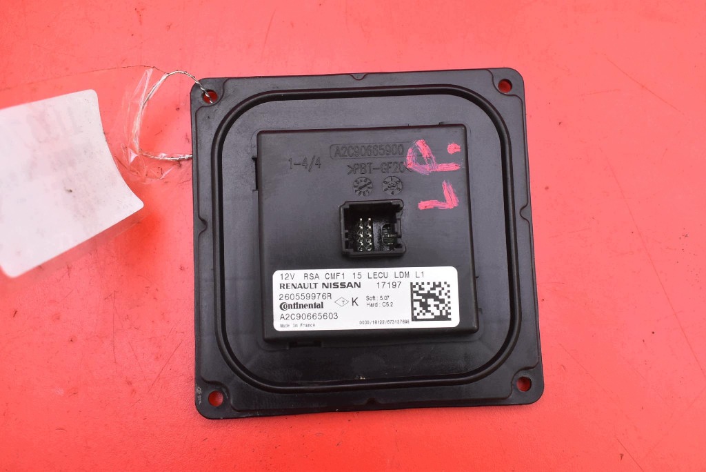 control unit module LED left 260559976R RENAULT MEGANE 4 IV 16-20
