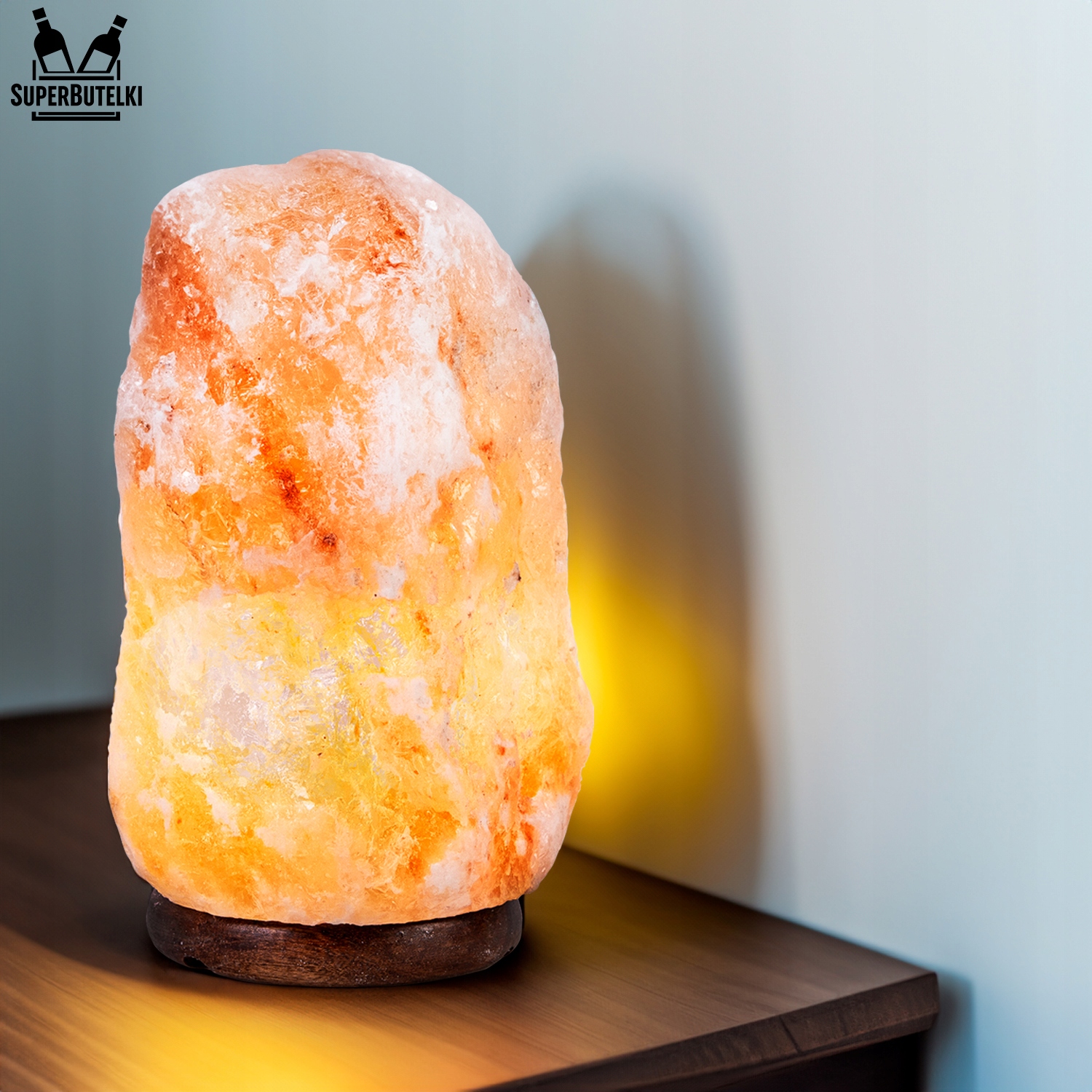 LAMPA SOLNA HIMALAJSKA 5-7 kg NATURALNY JONIZATOR OCZYSZCZACZ POWIETRZA Maksymalna moc pojedynczego źródła światła 15 W