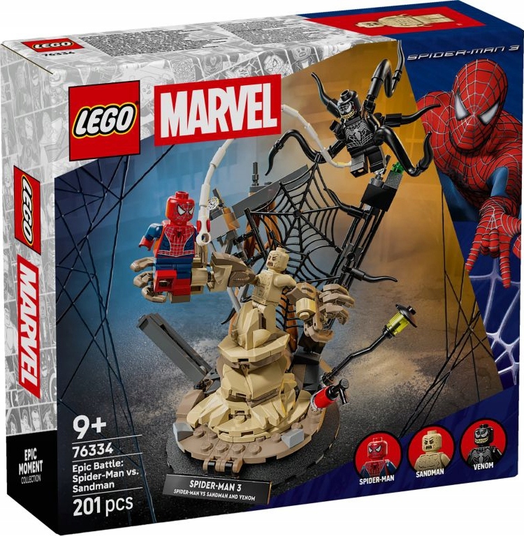 Lego Heroes Epická Bitva Spider-Man Versus Sandman Set 76334